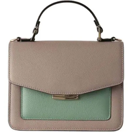 L’arcobaleno(ラルコバレーノ) Simona バッグ　TORTORA*MINT GREEN