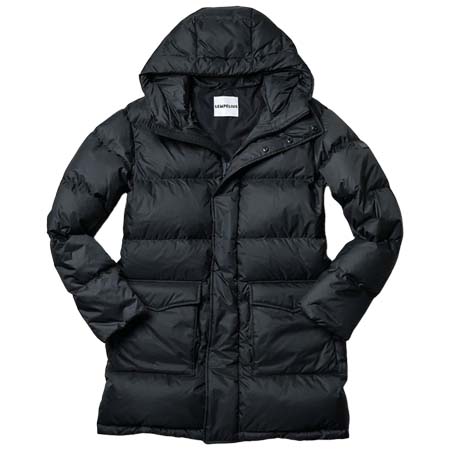 LEMPELIUS(レンペリウス) メンズ  ロングフーディー 644S27 1000 ダウンジャケット アウター