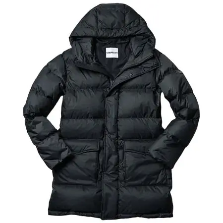 LEMPELIUS(レンペリウス) メンズ  ロングフーディー 644S27 1000 ダウンジャケット アウター