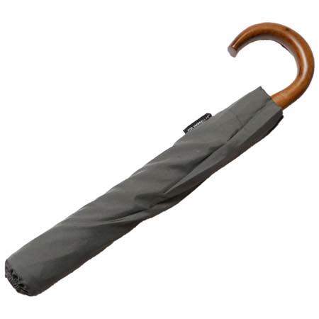 LID TAILOR(リッドテーラー) Fox Umbrellas　折り畳み傘 TELESCOPIC REGULAR Maple　グレイ