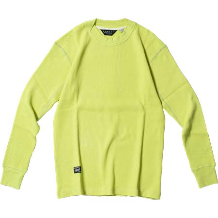 LOST CONTROL(ロストコントロール) Organic Waffle LS Pullover -Plain-
