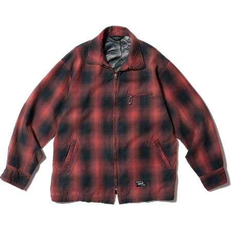 LOST CONTROL(ロストコントロール) Ombre Plaid Garage Jacket