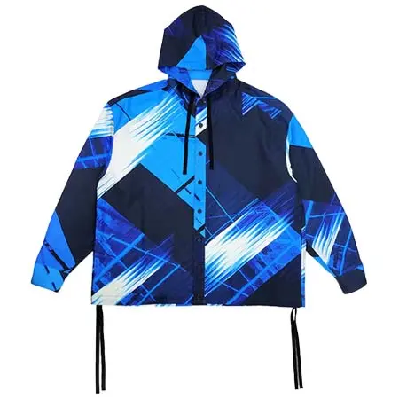 love&hate(ラブ&ヘイト) GRAPHIC HOODED SHIRTS (MIRROR)