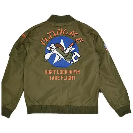 Low Blow Knuckle(ローブロウナックル) ×スヌーピー ピーナッツリバーシブルブルゾン