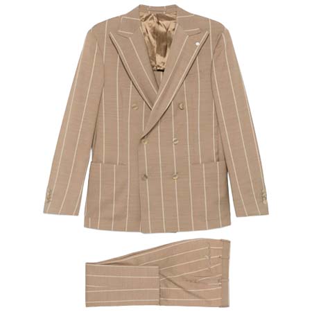 luigi bianchi mantova(ルイジ ビアンキ マントヴァ) ストライプ スーツ