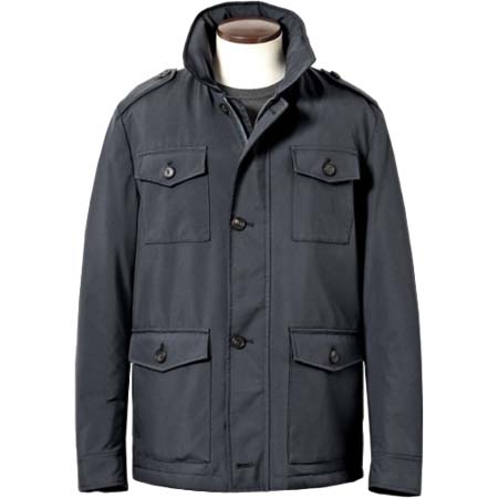 LUIGI BORRELLI(ルイジボレッリ) ポリエステルタフタM-65ジャケット