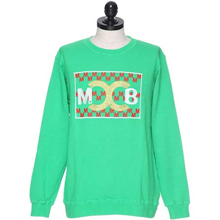 M(エム) BAGARCH WASHED EMBROIDERY SWEAT SHIRTS