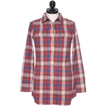M(エム) ORIGINAL HAZY STAR CHECK SHIRTS ONEPIECE