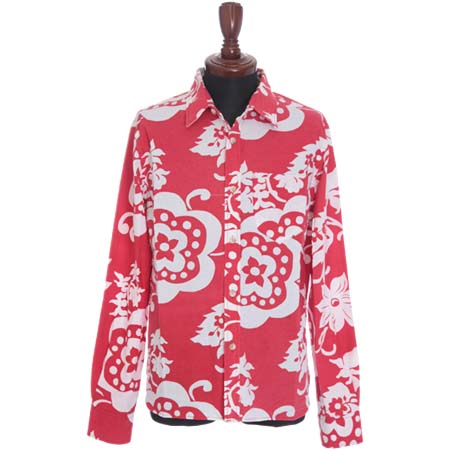 M(エム) RETRO FLOWER PATTERN SHIRTS