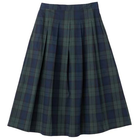 MACALASTAIR(マカラスター) ソフトプリーツチェックスカート