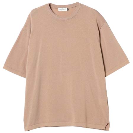 MACALASTAIR(マカラスター) ヘリンボーン リブ クルーネック ニット