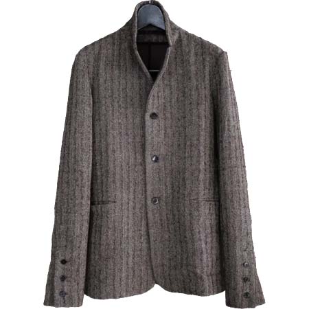 m.a+(エムエークロス) 3 button back slit jacket