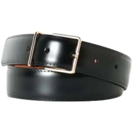 MAISON BOINET(メゾンボワネ) ゴールドバックルレザーベルト