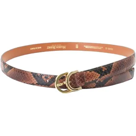 MAISON BOINET(メゾンボワネ) パイソン柄ベルト