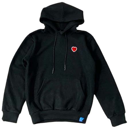 MAISON HONORE(メゾンオノレ) 1Heart Patch Knit Hoodie