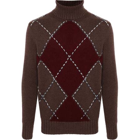 malo(マーロ) ダイヤパターン セーター