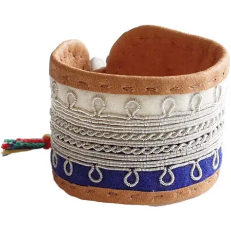 MARIA RUDMAN(マリアルドマン) SAMI (L) Blue レザーブレスレット