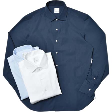 MARIA SANTANGELO(マリアサンタンジェロ) コットンブロードワンピースカラーシャツ