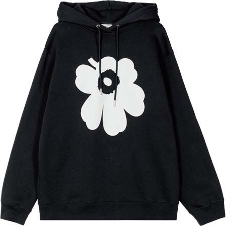 Marimekko Kioski(マリメッコキオスキ) Runoja Unikko placement フーディ