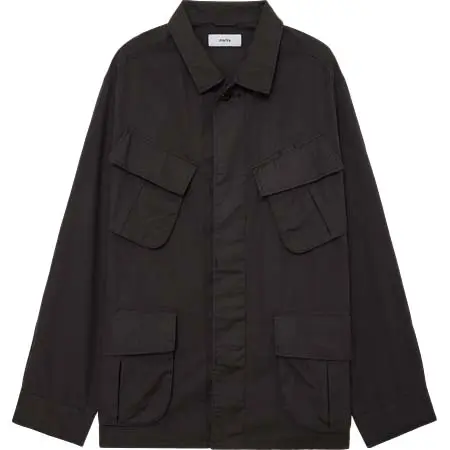 MARKA WARE(マーカウェア) オーガニックコットンウェザー / PARKING別注ジャングルファティーグジャケット, Charcoal