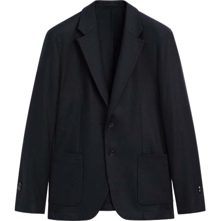 Massimo Dutti(マッシモドゥッティ) Herringbone wool blend blazer