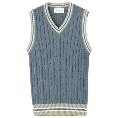 MC GEORGE(マックジョージ) ケーブル編みニットベスト