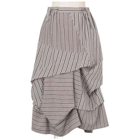 芽風(めふう) エイジングストライプ スカート