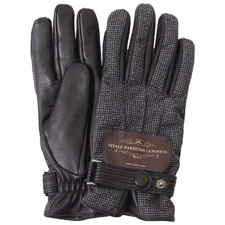 MICHEL KLEIN HOMME(ミッシェルクランオム) 千鳥柄ドレスグローブ