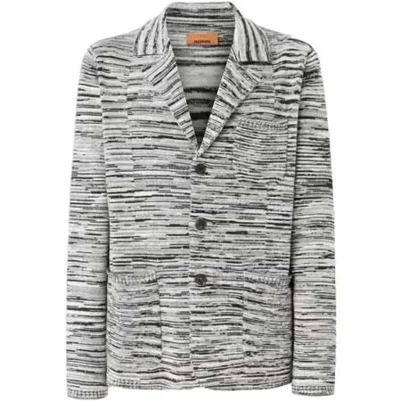 MISSONI(ミッソーニ) デコンストラクト メランジュ カシミヤ ブレザー