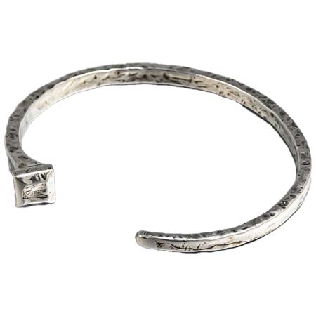 MONART(モンアート) ブレスレット メンズ レディース 真鍮 ヴィンテージシルバー