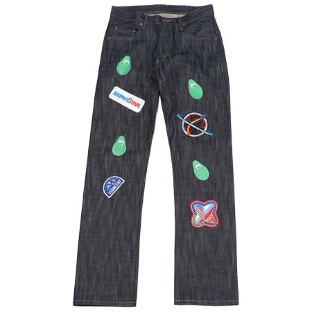 MONITALY(モニタリー) M31304 | Monitaly Xx Jeans W/ Avocado Embroidery And Patches