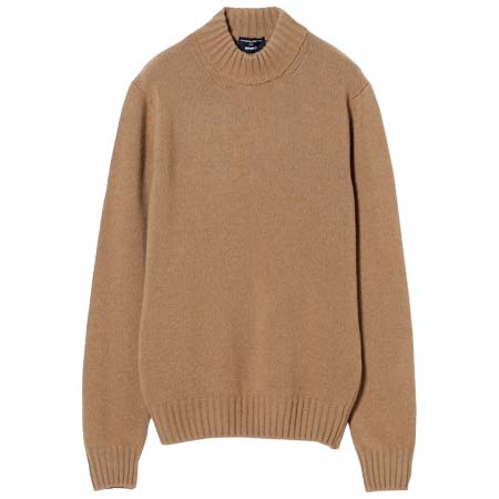 morgano(モルガノ) BEAMS F 別注 5ゲージ モックネックニット