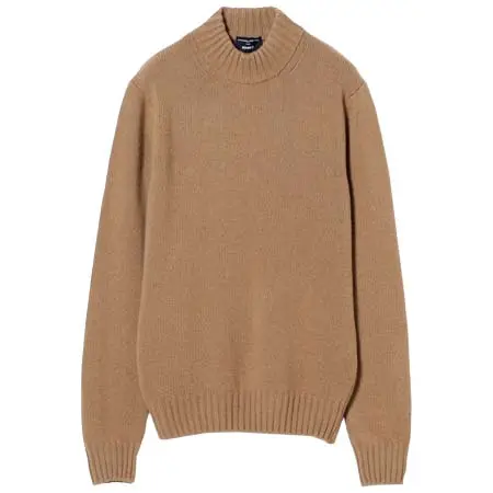 morgano(モルガノ) BEAMS F 別注 5ゲージ モックネックニット