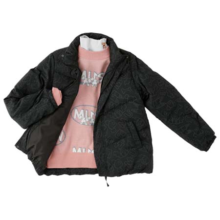 MU SPORTS(エムユースポーツ) 総柄ライトダウンブルゾン（701Q8604）