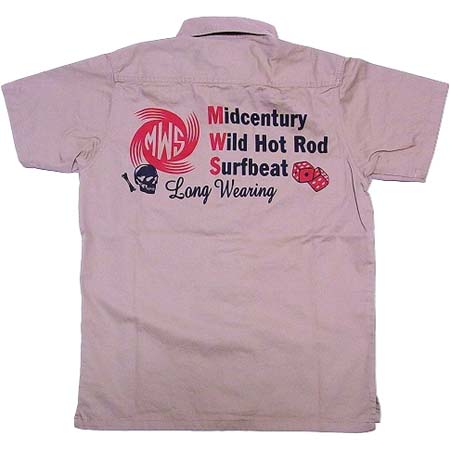 M.W.S.(エムダブルエス) カスタムシャツ ワークシャツ 半袖