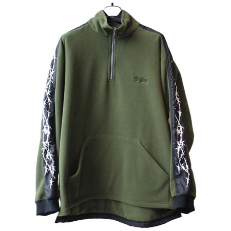 Myne(マイン) fleece half zip pullover フリースハーフジッププルオーバー