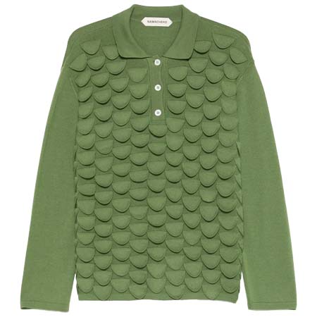 NAMACHEKO(ナマチェコ) Bird Feather セーター