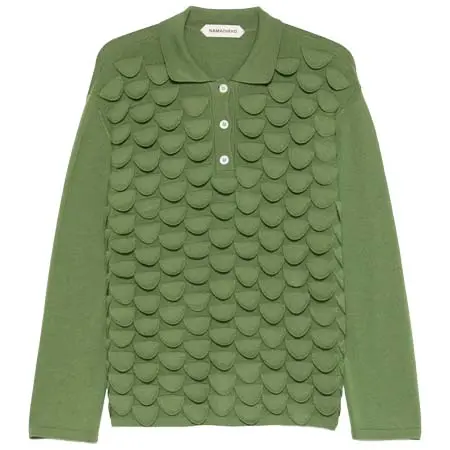 NAMACHEKO(ナマチェコ) Bird Feather セーター