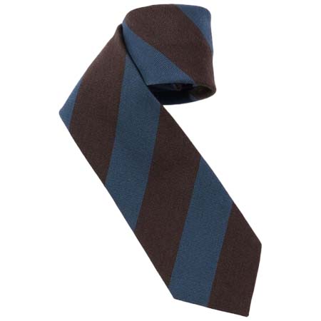 NICKY(ニッキー) ウールシルク レジメンタルネクタイ