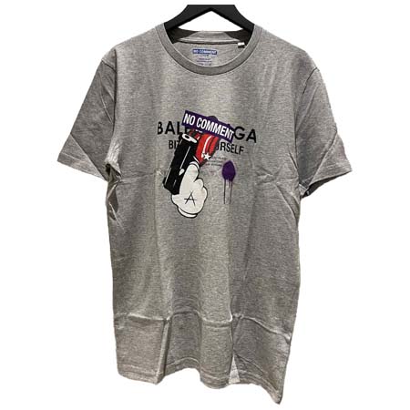 NO COMMENT PARIS(ノーコメントパリ) T-SHIRT UNISEX gun & tongue ULTN077-1