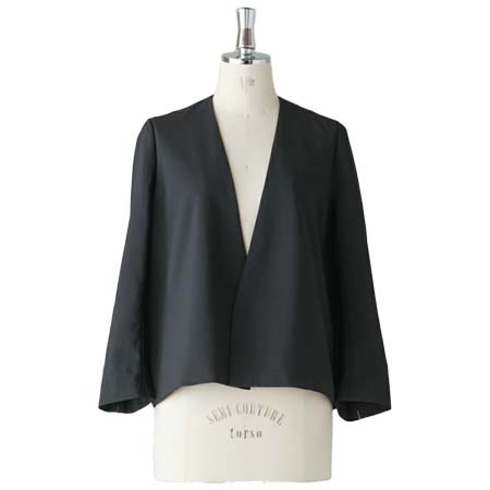 NO CONTROL AIR(ノーコントロールエアー) 強撚ポリエステルストレッチポプリン ノーカラージャケット