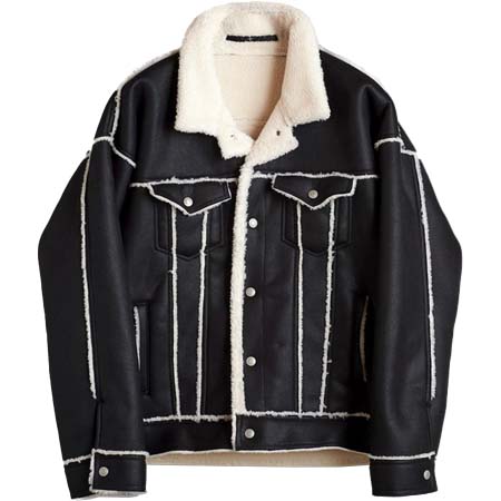 NO ID.(ノーアイディー) フェイクムートンBIG-Gジャン