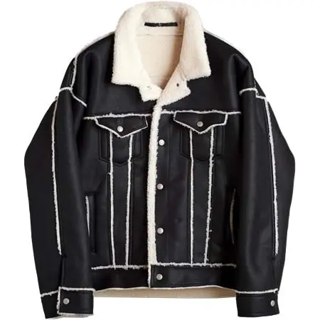 NO ID.(ノーアイディー) フェイクムートンBIG-Gジャン