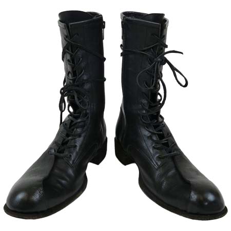 nude:masahiko maruyama(ヌードマサヒコマルヤマ) Leather Long Boots”Black”