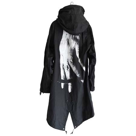 nude:masahiko maruyama(ヌードマサヒコマルヤマ) “HAND PRINT”Militaly Parka