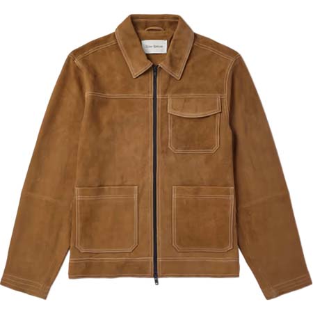 Oliver Spencer(オリバースペンサー) スエード スリムフィット チョアジャケット