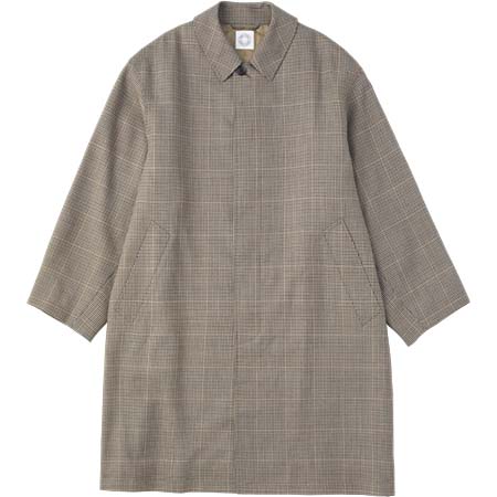 ORCIVAL(オーシバル) Men’s Wool Check Bal Collar Coat