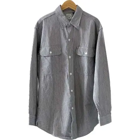 ORSLOW(オアスロウ) HICKORY STRIPE WORK SHIRT