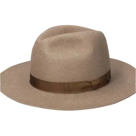 override(オーバーライド) arth Beaver Long Brim Fedora