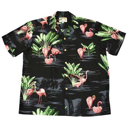 PARADISE FOUND(パラダイスファウンド) アロハシャツ フラミンゴ